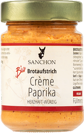 Aufstrich Creme Paprika-Bohne