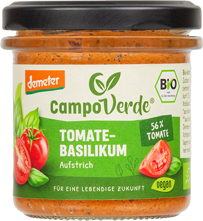 Produktbild 1 zu Artikel Aufstrich Tomate-Basilikum anzeigen