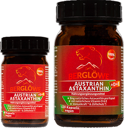 Austrian Astaxanthin <br>mit Vitamin D + E