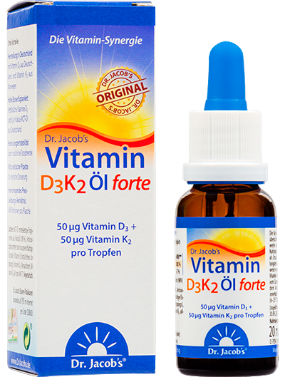 Vitamin D3 K2 öl Forte Blauer Planet Versand