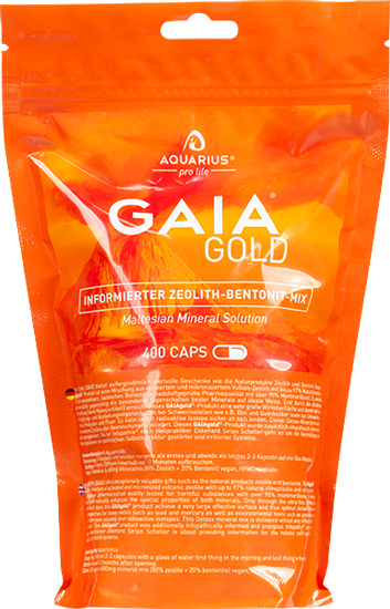 Produktbild zu Artikel Zeolith-Bentonit-Mix GAIAgold Kapseln