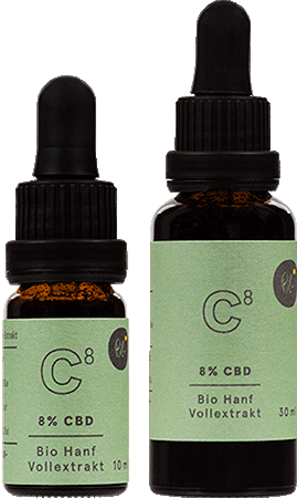 CBD Hanfextrakt 8% Mundöl*)