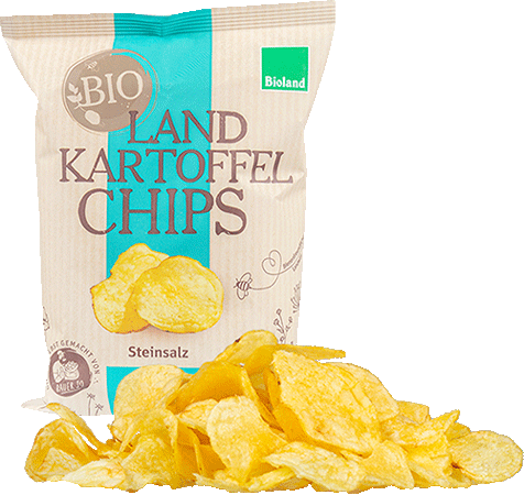 Land Kartoffel Chips Steinsalz