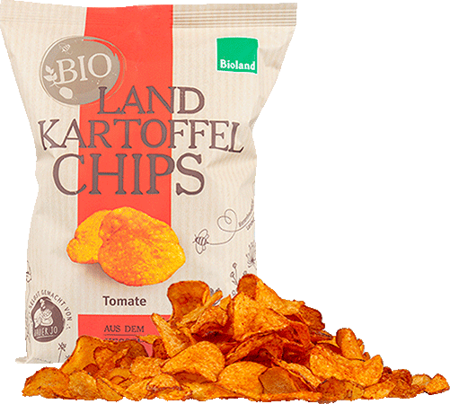 Land Kartoffel Chips Tomate