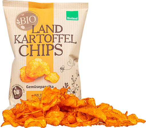 Produktbild zu Artikel Land Kartoffel Chips Gemüsepaprika