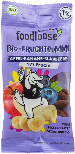 Produktbild zu Artikel Apfel-Banane-Blaubeere Fruchtgummi