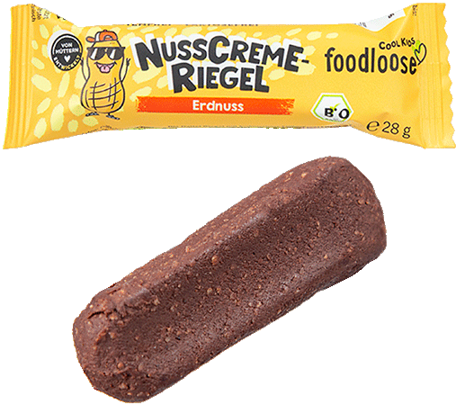 Bild: Erdnuss Nusscreme-Riegel