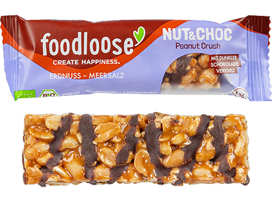 Produktbild zu Artikel Nut & Choc Peanut Crush Nussriegel