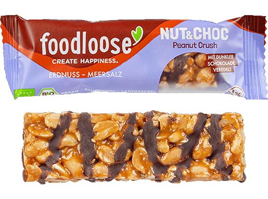 Nut & Choc Peanut Crush Nussriegel