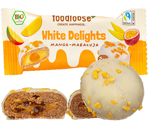 Bild: Mango-Maracuja White Delights