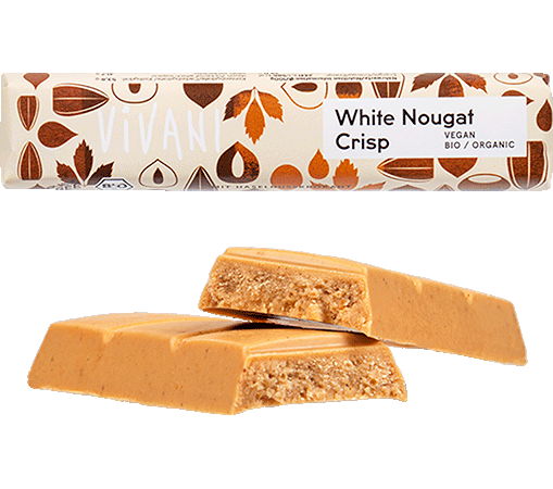 Schokoriegel White Nougat Crisp