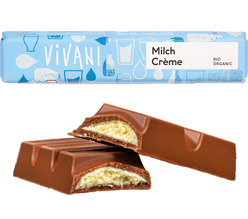 Schokoriegel Milch Creme