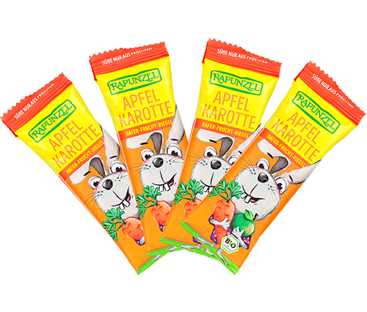 Produktbild zu Artikel Kinder Hafer-Frucht-Gemüseriegel Apfel-Karotte