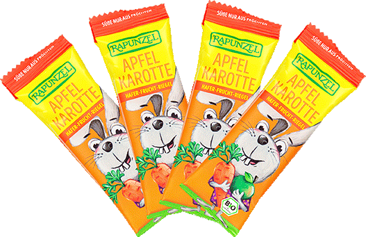 Kinder Hafer-Frucht-Gemüseriegel Apfel-Karotte