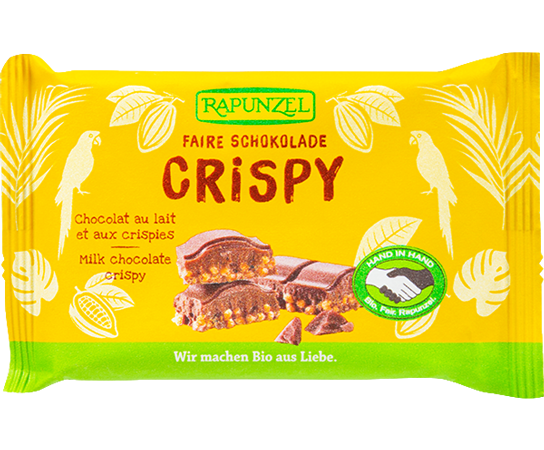 Produktbild zu Artikel Crispy Vollmilchschokolade 