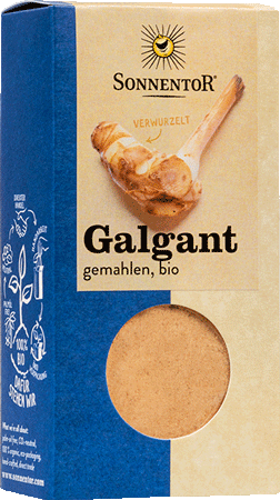 Galgant, gemahlen