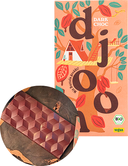 Produktbild zu Artikel Dattelschokolade Dark Choc