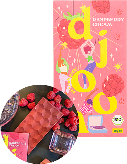Produktbild zu Artikel Dattelschokolade Raspberry Cream