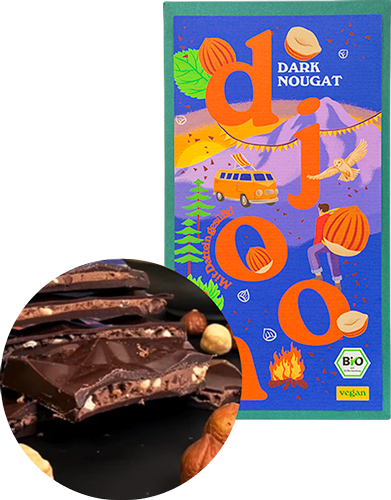 Produktbild zu Artikel Dattelschokolade Dark Nougat