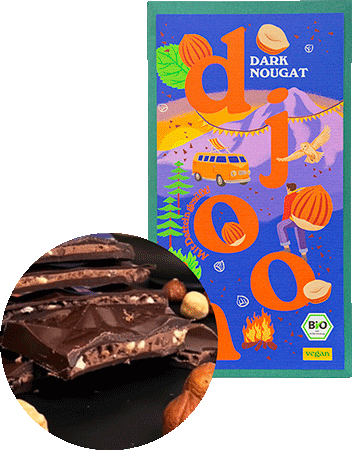 Bild: Dattelschokolade Dark Nougat