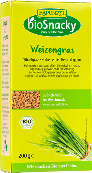 Produktbild zu Artikel Weizengras bioSnacky