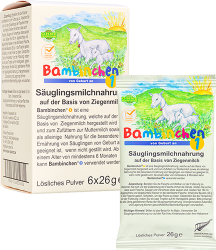 Produktbild zu Artikel Bambinchen 1<br>6 Portions-Packungen
