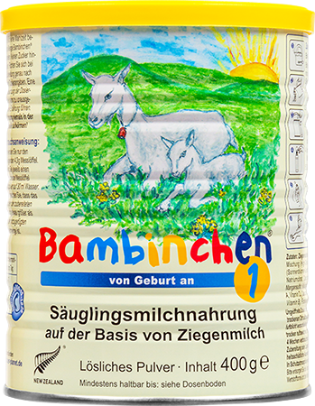 Bambinchen bei Milchallergie