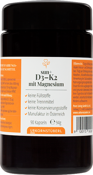 Produktbild zu Artikel sun+ D3-K2-Magnesium 