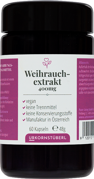 Produktbild zu Artikel Weihrauchextrakt 400mg