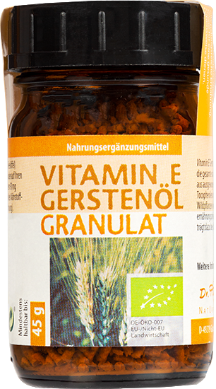 Produktbild zu Artikel Vitamin E Gerstengrasöl Granulat