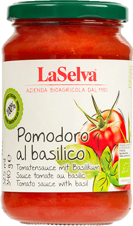 Tomatensauce mit Basilikum