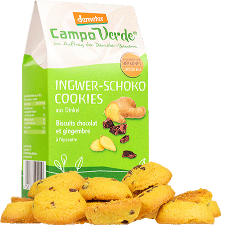 Bild: Ingwer-Schoko Cookies