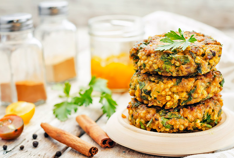 Produktbild 2 zu Artikel Bratlinge - Veggie Burger <br>Garam Masala anzeigen