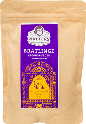 Produktbild 1 zu Artikel Bratlinge - Veggie Burger <br>Garam Masala anzeigen