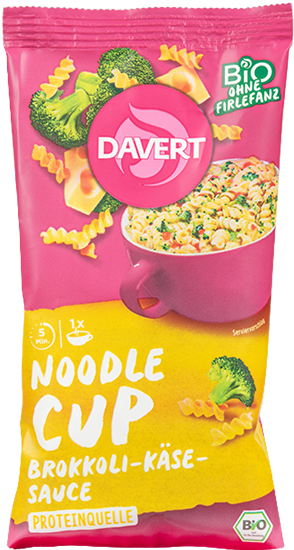 Produktbild zu Artikel Noodle Cup Brokkoli-Käse-Sauce