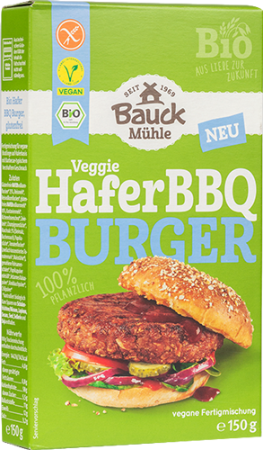 Produktbild zu Artikel Veggie Hafer BBQ Burger 