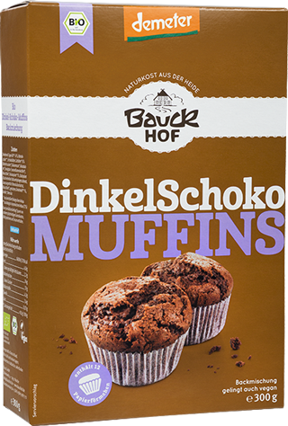 Produktbild zu Artikel Dinkel-Muffins Schoko 