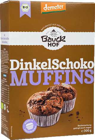 Dinkel-Muffins Schoko 