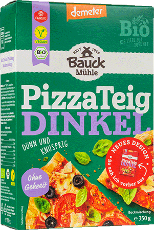 Pizzateig Dinkel Backmischung