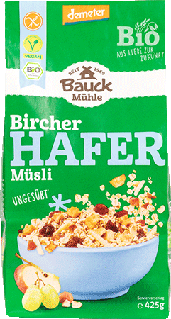 Bircher Müsli ungesüßt