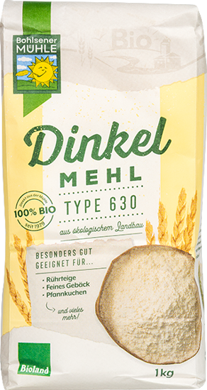 Produktbild zu Artikel Dinkelmehl Type 630