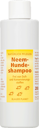 Bild: Neem-Hundeshampoo