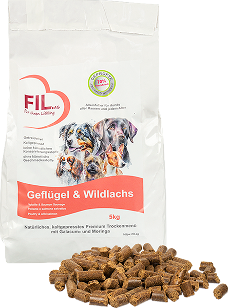 Produktbild zu Artikel FIL Trockenfutter - Geflügel mit Wildlachs