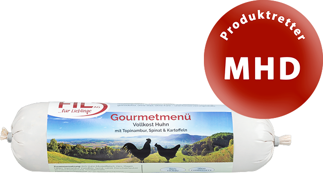 Produktbild zu Artikel Vollkost Huhn Gourmetmenü