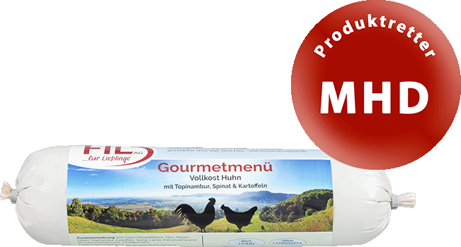 Bild: Vollkost Huhn Gourmetmenü