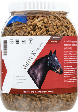 Produktbild zu Artikel Verm-X Pellets für Pferde + Ponys