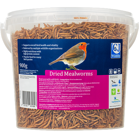 Produktbild zu Artikel Mehlwürmer, getrocknet