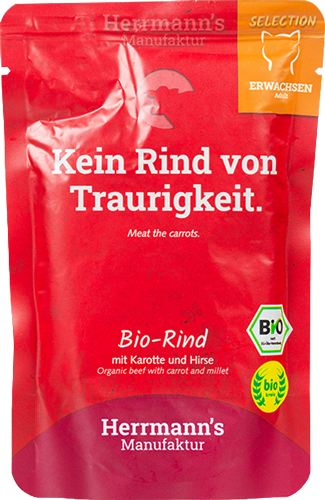 Produktbild zu Artikel Rind mit Karotte und Hirse
