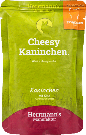 Kaninchen mit Käse