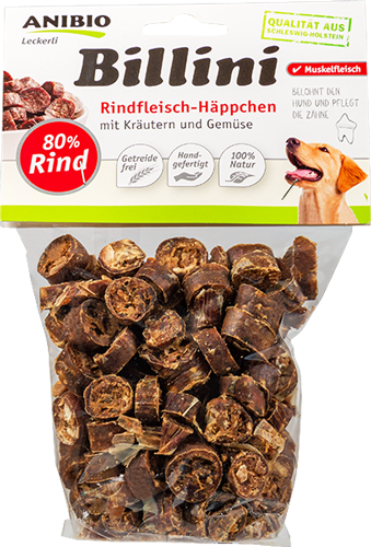 Produktbild zu Artikel Billini Rindfleisch-Häppchen mit Kräutern und Gemüse